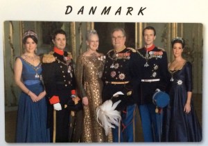 Top: Crown Princess Mary and Crown Prince Frederik, Her Majesty Queen Margrethe II and the Prince Consort Henrik, Prince Joachim and Princess Marie